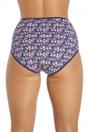 Multi Four Pack Mixed Print Cotton Full Maxi Briefs, Image 2 of 5