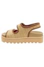 Natural Balmy Raffia Sandals, Image 3 of 6