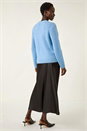 Blue Sparkly Crew Neck Knit Jumper, Image 3 of 5