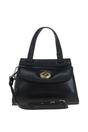 Black Small Real Leather Grab Bag, Image 1 of 4