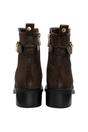 Brown Alannah Leather Block Heel Ankle Boots, Image 2 of 3