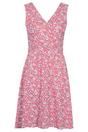 Red Newquay Blossom Sleeveless Midi Dress, Image 1 of 3