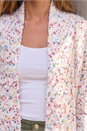 Ivory  Nep Long Line Cardigan, Image 4 of 4