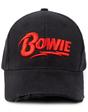 Black Bowie Cap Unisex Adults Teens, Image 4 of 5
