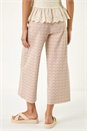Light Pink Floral Print Frayed Edge Ankle Jean, Image 4 of 6