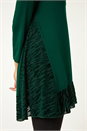 Forest  Velvet Animal Print Hem Tunic Top, Image 5 of 5