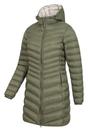Khaki Florence Long Padded Jacket, Image 5 of 6