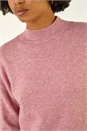 Pink Sparkly High Neck Knit Jumper, Image 5 of 5
