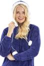 Navy Navy Supersoft Hooded Onesie, Image 2 of 6