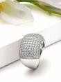 Silver Pavé Dome Statement Ring, Image 5 of 5