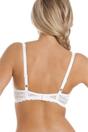 White Camille Lingerie White Classic Floral Lace Underwired Bra, Image 2 of 5