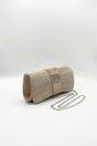 Gold Rhinestone Glitter Clutch Bag, Image 3 of 4