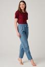 Teal "Stornoway" Herringbone Brushed Cotton Pyjama Trousers, Image 2 of 3
