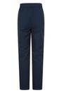 Navy Delta Fleece Lined Short Winter Trousers, Image 2 of 4