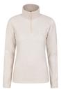 Beige Idris Half Zip Fleece Top, Image 1 of 4