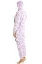 Lilac Camille Lingerie Lilac Multicoloured Supesoft Heart Print Onesie, Image 2 of 4