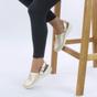 Gold AJVANI Gold Low Wedge Slingback Clogs Mules, Image 5 of 6