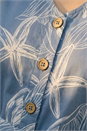 Denim Curve Shell Print Shirt Dress, Image 4 of 4