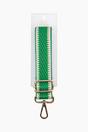 Green Stripe Trim Woven Bag Strap, Image 4 of 4