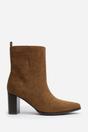 Khaki 'Artic' Block Heel Ankle Boot, Image 2 of 6