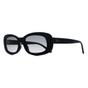Black Ray-Ban Black Oval Black Grey Gradient Polarized RB2221, Image 2 of 3