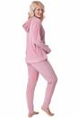 Pink Camille Lingerie Pink Supersoft Velour Loungewear Pyjama Set, Image 4 of 5