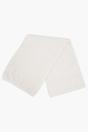 Cream Plain Wool Blend Winter Scarf, Image 4 of 4