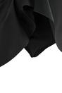 Black Halterneck Wrap Detail Flared Swim Dress, Image 3 of 3