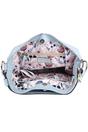 Light Blue Ashwood Leather Light Blue 'Musette' Real Leather Hobo Bag, Image 5 of 5