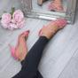 Coral AJVANI Coral High Heel Crossed Straps Buckle Strappy Sandals, Image 5 of 6