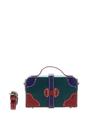 Green 'Adelaide' Leather Shoulder Bag, Image 1 of 4