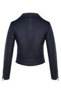 Black Leather Matt Vintage Brando Biker Jacket, Image 4 of 4