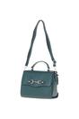 Green Real Leather Flap Over Handbag, Image 2 of 4