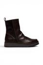 Brown Womens Zip Up Ankle Boots - RENO053FLY, Image 1 of 5