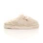 Beige AJVANI Beige Fluffy Mule Slippers, Image 2 of 6