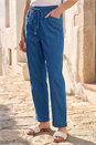 Indigo Petite Seam Detail Stretch Jean, Image 2 of 4