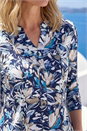  Classic Floral Button Front Blouse, Image 4 of 4