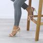 Natural High Heel Party Barely There Sandals, Image 5 of 6