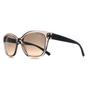  Cat Eye Transparent Brown Brown Mirror Silver Gradient AX4127S, Image 2 of 3
