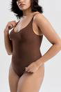 Brown Sweetheart Sculpting Bodysuit, Image 5 of 5