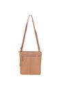 Camel 'Curvo' Real Leather Crossbody Bag, Image 4 of 4