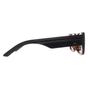 Black Montana Black Rectangle Shiny Black Turtle Smoke Polarized MP194, Image 4 of 4