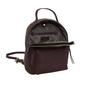 Burgundy Assots London Burgundy 'BETTY' Zip Top Mini Pebble Grain Leather Backpack, Image 4 of 5
