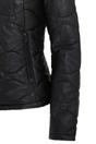 Black Infinity Leather Black Puffer Quilted Bomber Leather Jacket, Image 6 of 7