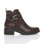 Brown AJVANI Brown Flat Low Heel Ankle Boots, Image 2 of 6