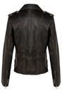 Tortoishell Leather Brando Biker Jacket-Loddon, Image 4 of 6