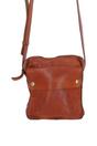 Tan Real Leather Cross Body Bag, Image 2 of 6
