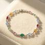 Silver Colourful Multi Gemstone Sterling Silver Bracelet, Image 1 of 4