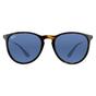 Brown Round Havana Dark Blue Erika 4171 Sunglasses, Image 1 of 3