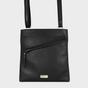 Black 'FLORENCE' Pebble Grain Leather Crossbody Sling Bag, Image 1 of 1